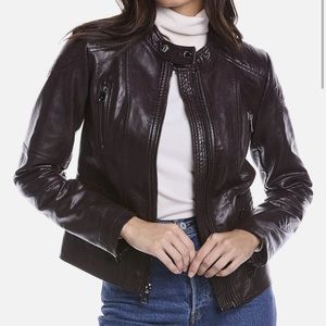 Leather jacket size small
